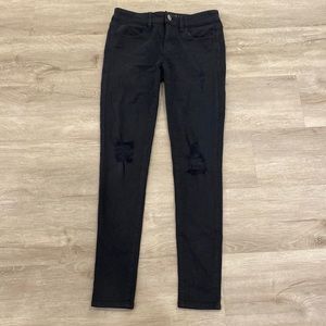American Eagle Super Stretch X Distressed Skinny Jeggings